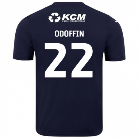 Kandiny Damen Hakeem Odoffin #22 Marineblau Auswärtstrikot Trikot 2024/25 T-Shirt Österreich