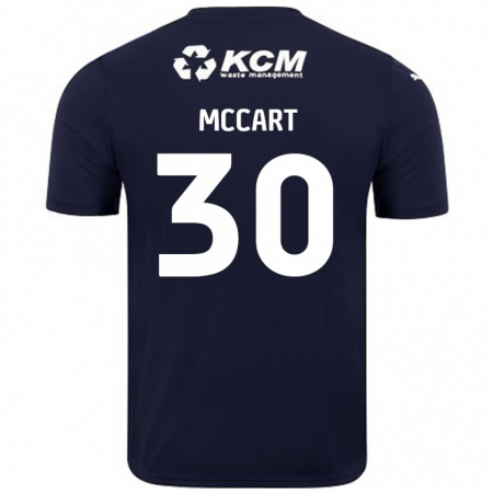 Kandiny Mujer Camiseta Jamie Mccart #30 Azul Marino 2ª Equipación 2024/25 La Camisa