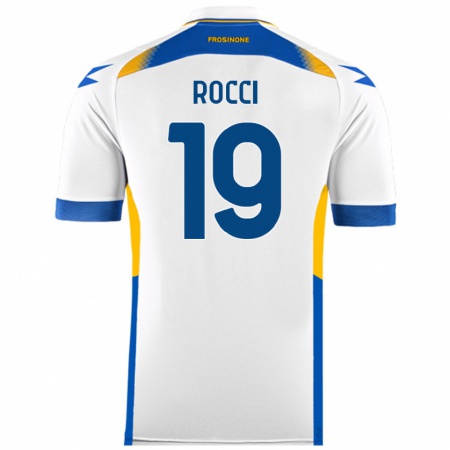 Kandiny Donna Maglia Valerio Rocci #19 Bianco Kit Gara Away 2024/25 Maglietta