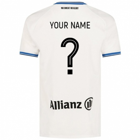 Kandiny Donna Maglia Il Tuo Nome #0 Bianco Kit Gara Away 2024/25 Maglietta