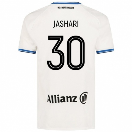 Kandiny Donna Maglia Ardon Jashari #30 Bianco Kit Gara Away 2024/25 Maglietta