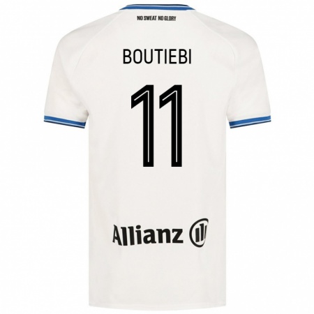 Kandiny Donna Maglia Rania Boutiebi #11 Bianco Kit Gara Away 2024/25 Maglietta