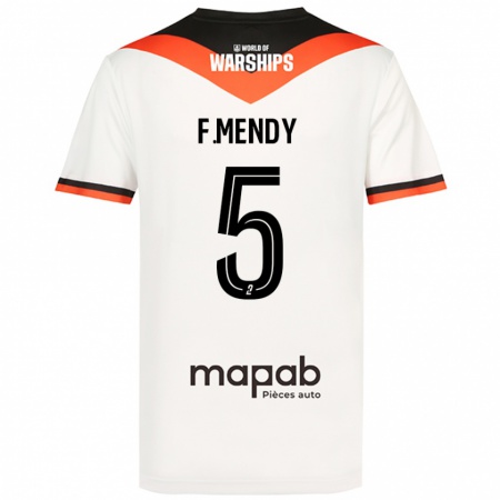 KandinyレディースFormose Mendy#5白アウェイシャツ2024/25ジャージーユニフォーム