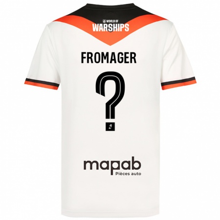 Kandiny Donna Maglia Côme Fromager #0 Bianco Kit Gara Away 2024/25 Maglietta