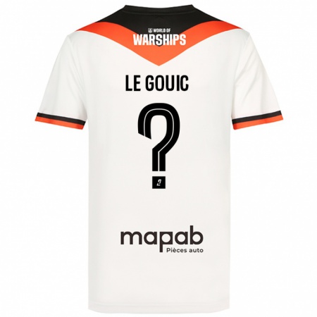 Kandiny Donna Maglia Bryan Le Gouic #0 Bianco Kit Gara Away 2024/25 Maglietta