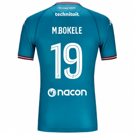 Kandiny Donna Maglia Morgan Bokele #19 Blu Petrolio Kit Gara Away 2024/25 Maglietta