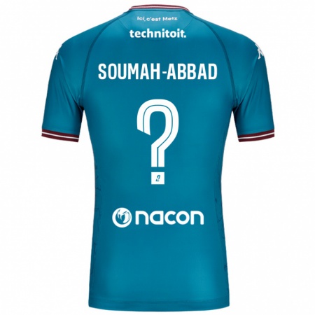 KandinyレディースÉdouard Soumah-Abbad#0ペトロールブルーアウェイシャツ2024/25ジャージーユニフォーム