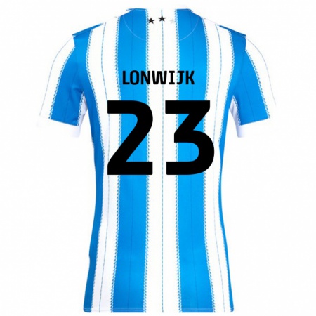 Kandiny Bambino Maglia Nigel Lonwijk #23 Blu Bianco Kit Gara Home 2024/25 Maglietta