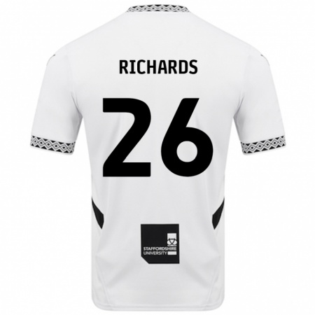 Kandiny Bambino Maglia Rico Richards #26 Bianco Kit Gara Home 2024/25 Maglietta