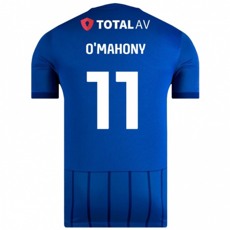 Kandiny Bambino Maglia Mark O'mahony #11 Blu Kit Gara Home 2024/25 Maglietta