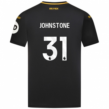 Kandiny Bambino Maglia Sam Johnstone #31 Nero Kit Gara Away 2024/25 Maglietta