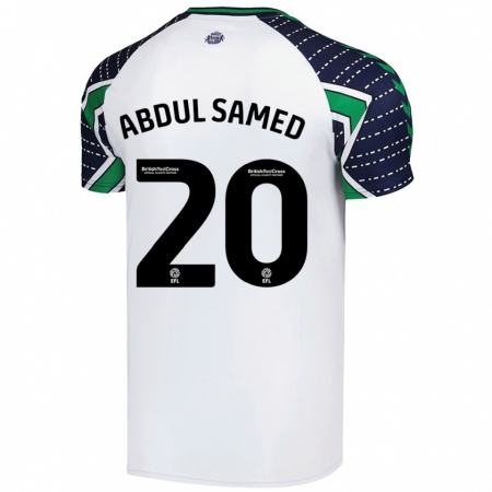 Kandiny Bambino Maglia Salis Abdul Samed #20 Bianco Kit Gara Away 2024/25 Maglietta