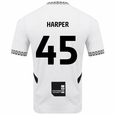 Kandiny Uomo Maglia Rekeem Harper #45 Bianco Kit Gara Home 2024/25 Maglietta