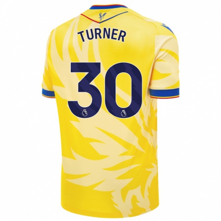 Kandiny Donna Maglia Matt Turner #30 Giallo Kit Gara Away 2024/25 Maglietta