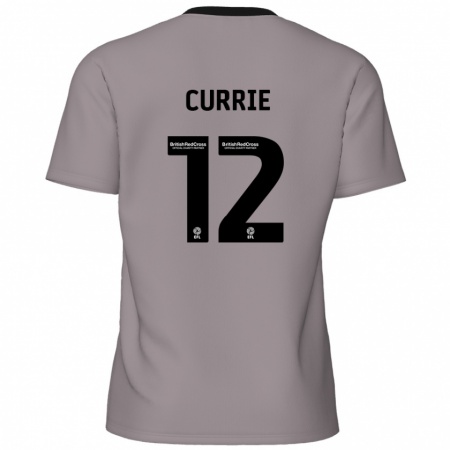 Kandiny Donna Maglia Jack Currie #12 Grigio Kit Gara Away 2024/25 Maglietta